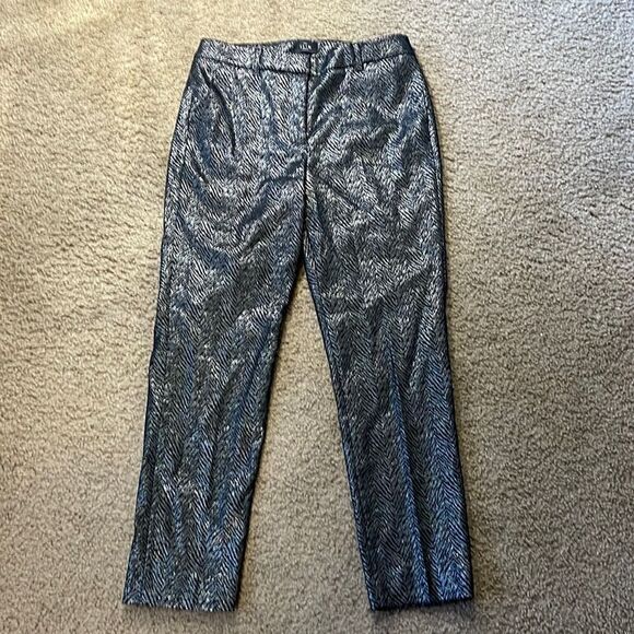 WhiteHouseBlackMarket The Slim Ankle Women’s pants Size 6. Zebra Print. - Picture 1 of 7